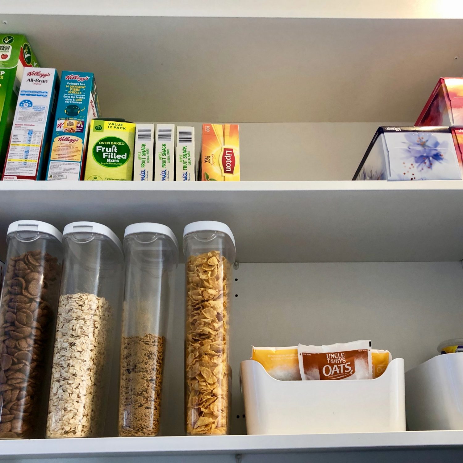 Cereal in pantry organisation - The Organising Bee