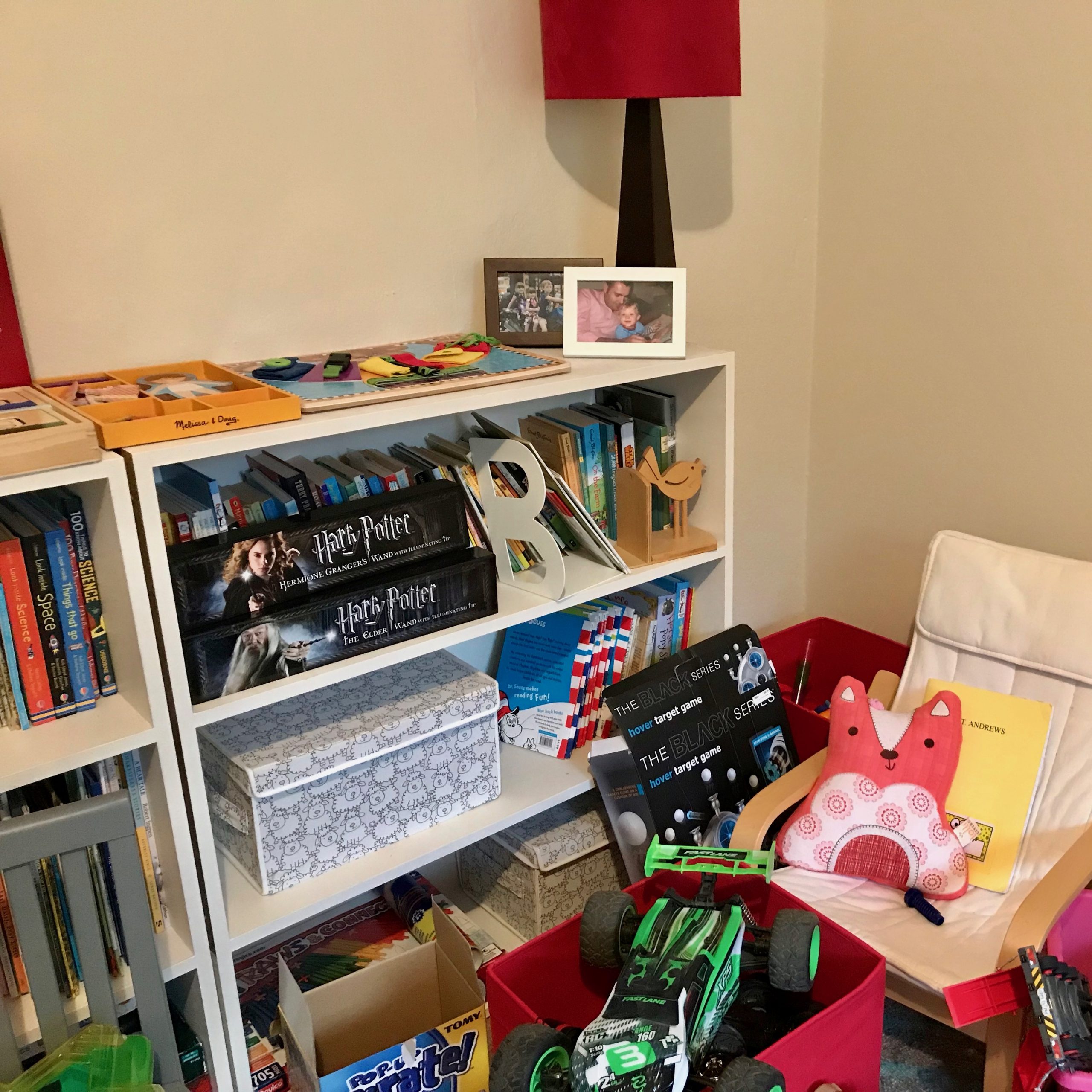 Cluttered Playroom Organisation - The Organising Bee Canberra