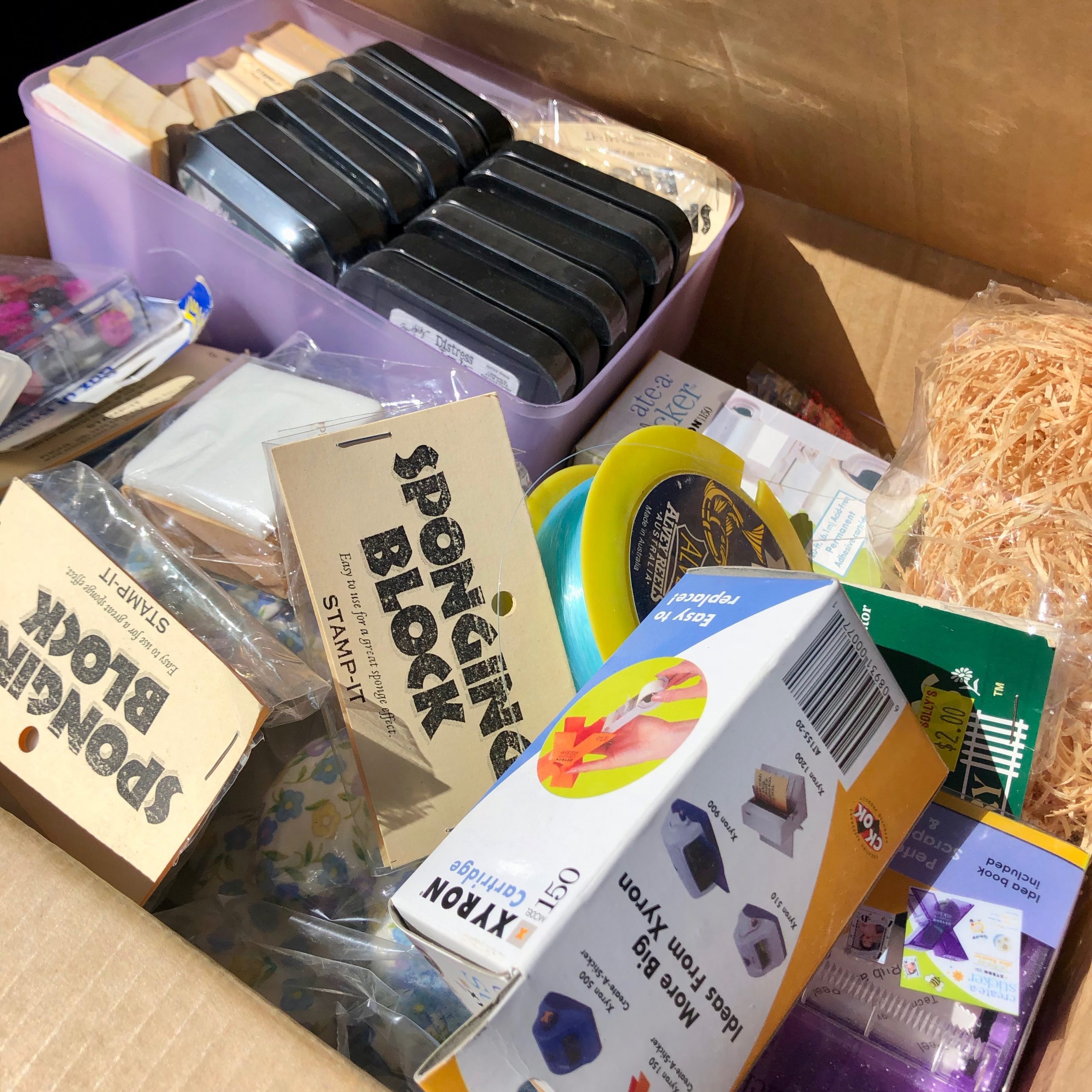 Craft Supplies Declutter - The Organising Bee Canberra