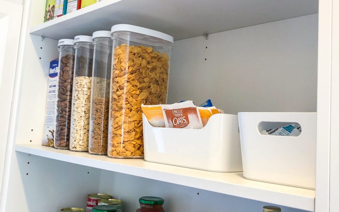 Structuring and categorising a walk-in pantry