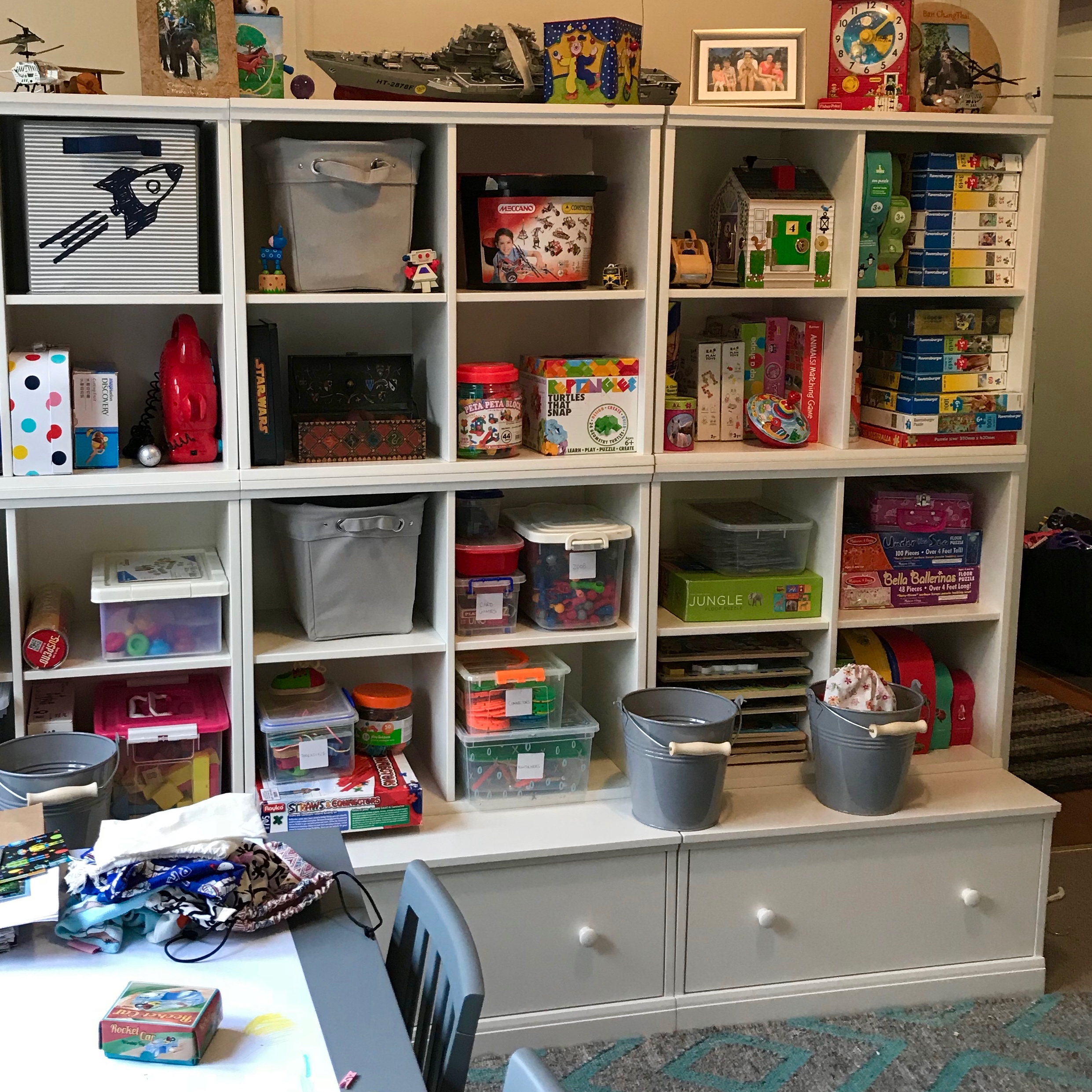Playroom Toy Storage Organisation - The Organising Bee Canberra