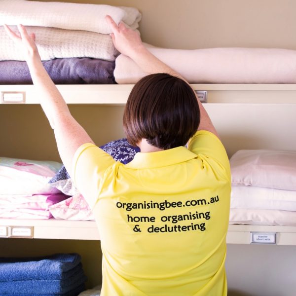 Linen Organising Session - The Organising Bee Canberra