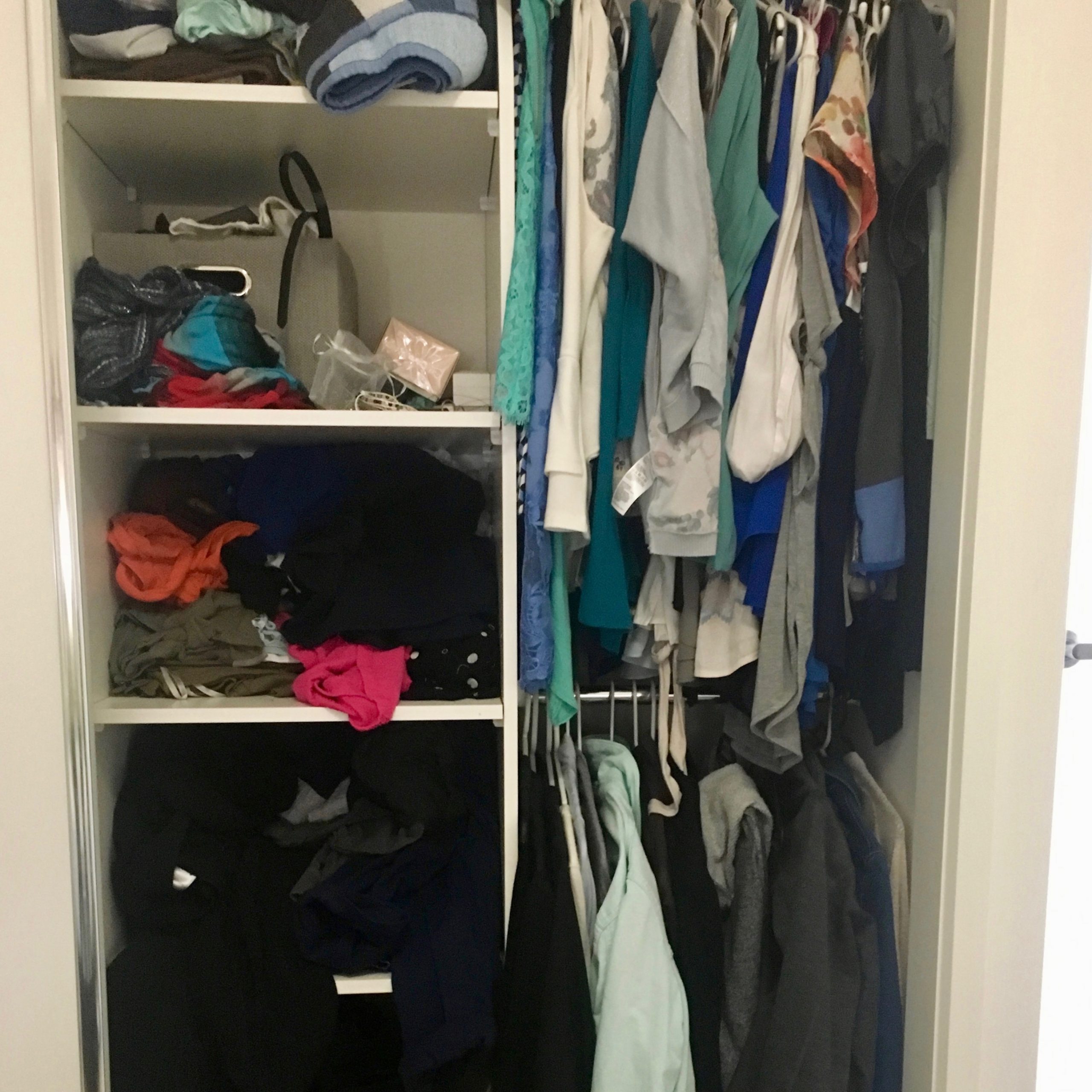 Wardrobe Organisation After - The Organising Bee Canberra