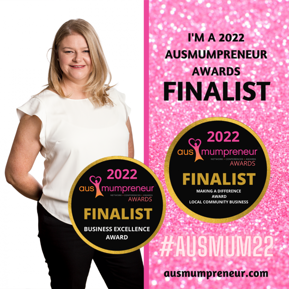 Finalist in the 2022 AusMumpreneur Awards